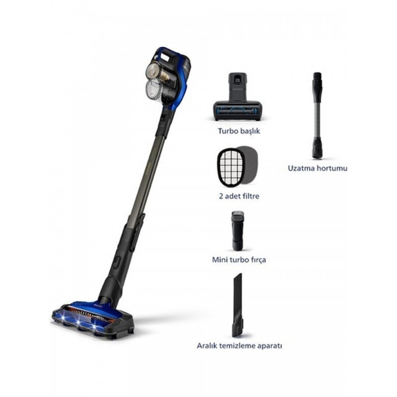 Philips Dikey Şarjlı Süpürge XC8049/01 25.2 V Güçlü Performans